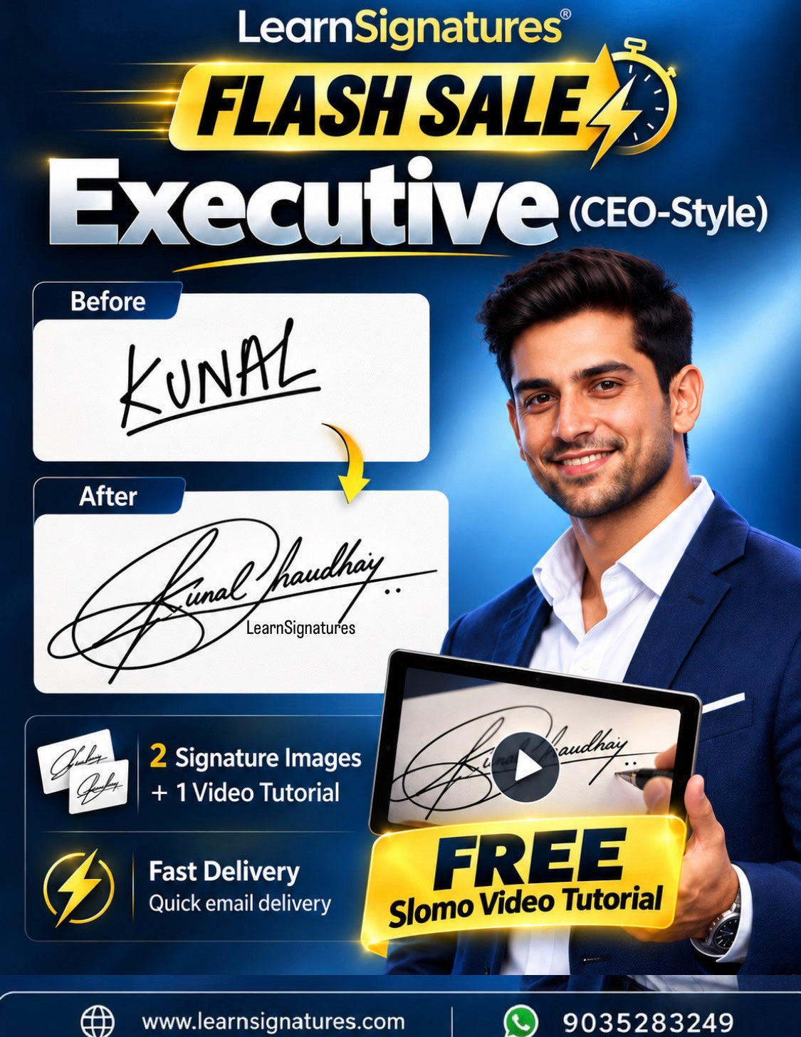 Professional signature 2 Images + 1 Video